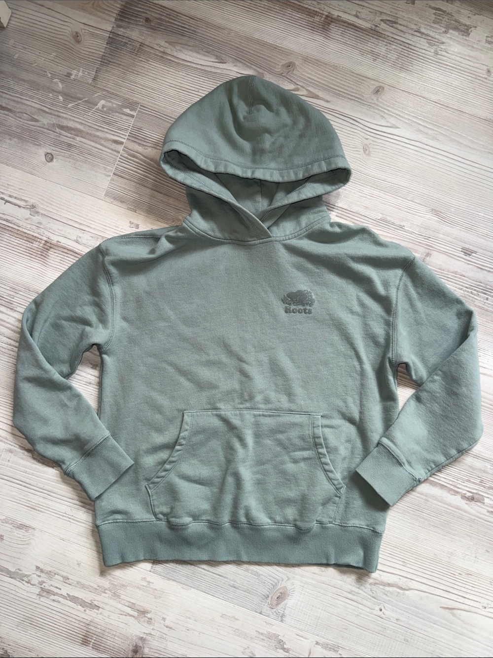 🦫ROOTS Organic Original Kanga Hoodie, Size Small